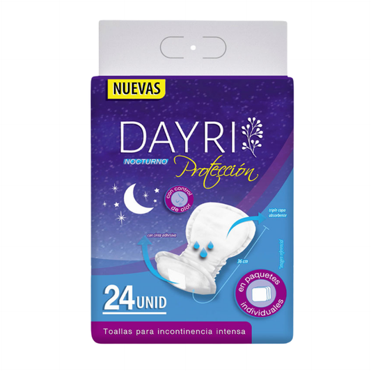 Toalla de Incontinencia Nocturna 24 Unidades